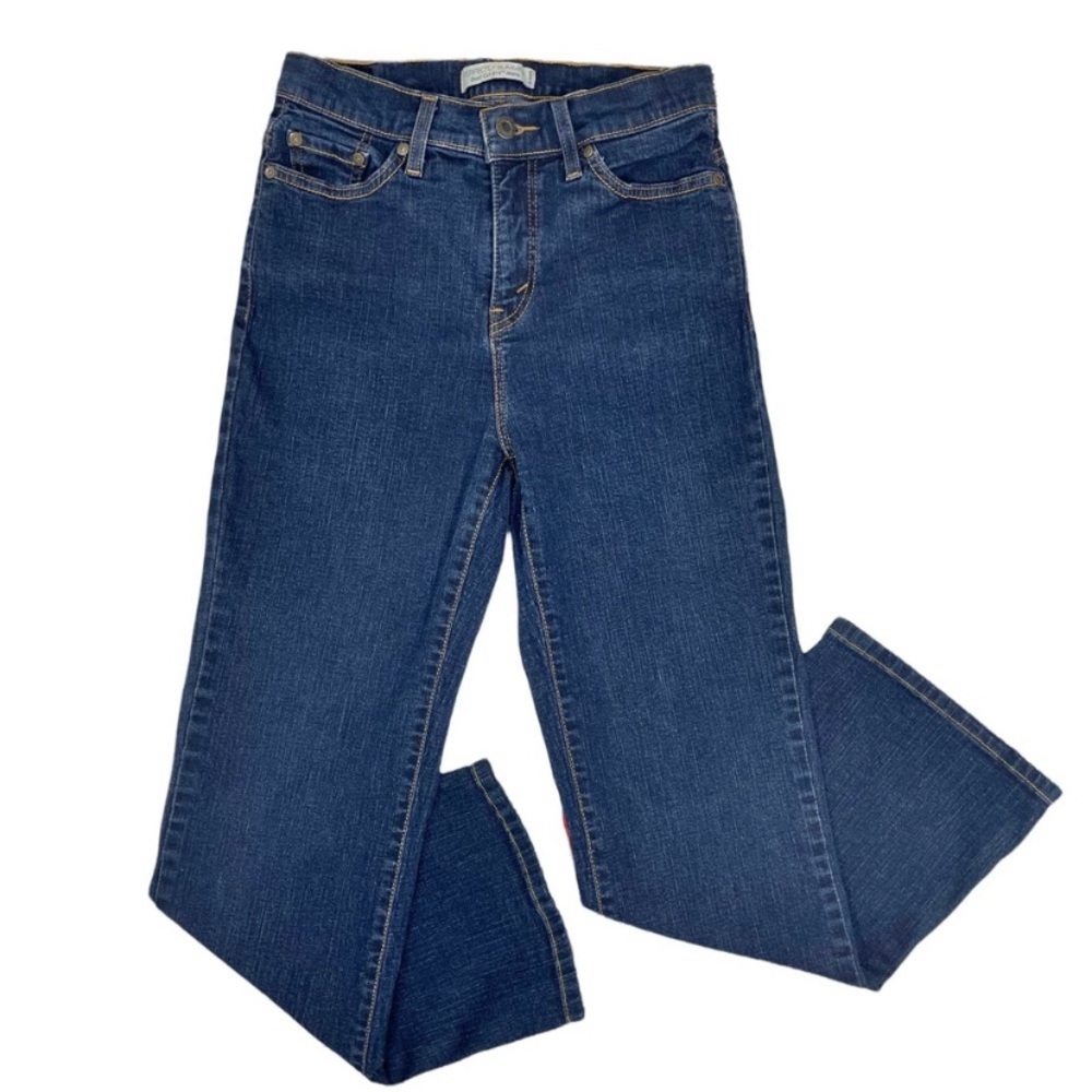 Levi's Perfectly Slimming 512 Bootcut Denim Jeans 28x28 High Waist